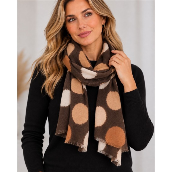 I'm Dutch Sjaal Groot Bollen Pashmina Browny I'm Dutch Sjaal Groot Bollen Pashmina Browny